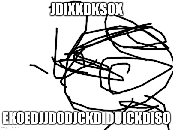 Kxosslcmdododdpkfofdopddkfkfodkdkickd | JDIXKDKSOX; EKOEDJJDODJCKDIDUICKDISO | image tagged in blank white template | made w/ Imgflip meme maker