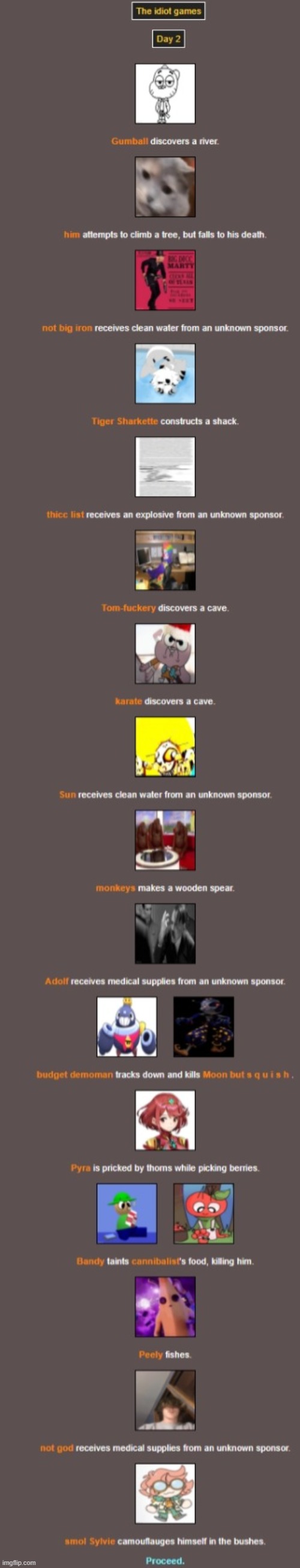 image tagged in the idiot games | made w/ Imgflip meme maker