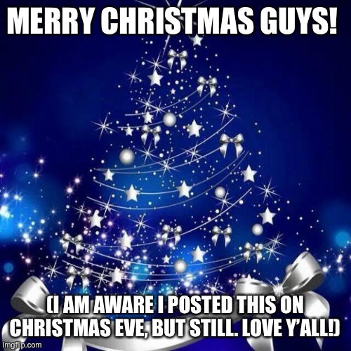 Merry Christmas Bois | MERRY CHRISTMAS GUYS! (I AM AWARE I POSTED THIS ON CHRISTMAS EVE, BUT STILL. LOVE Y’ALL!) | image tagged in merry christmas,christmas | made w/ Imgflip meme maker