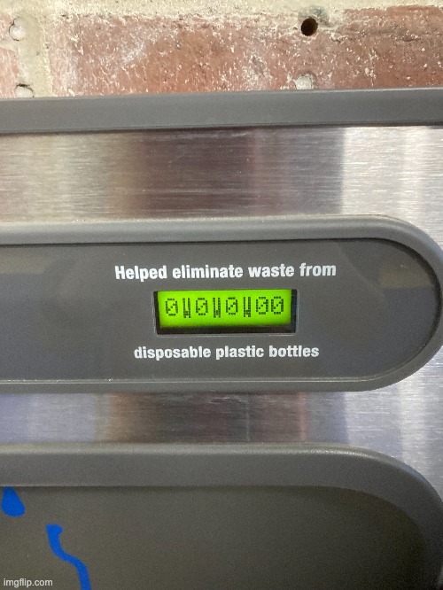 Greater than 0W0W0V99! | image tagged in helped eliminate waste from x plastic bottles | made w/ Imgflip meme maker