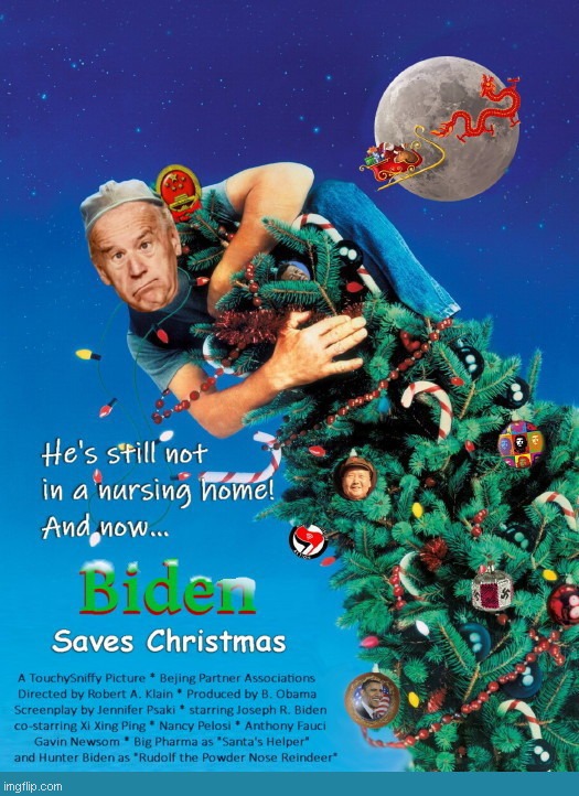 Sorry, Ernest: Jen Psaki says this is the #1 movie of the holiday season! | image tagged in joe biden,jen psaki,christmas,biden fail,political humor,movie parody | made w/ Imgflip meme maker