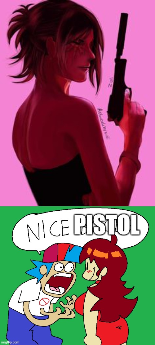 Pistol | PISTOL | made w/ Imgflip meme maker