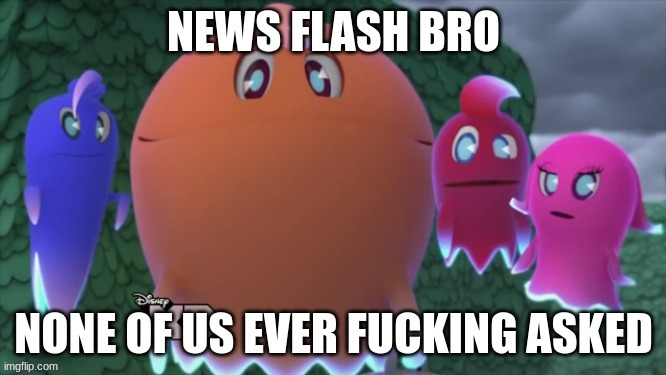 High Quality News flash bro, none of us ever fucking asked Blank Meme Template