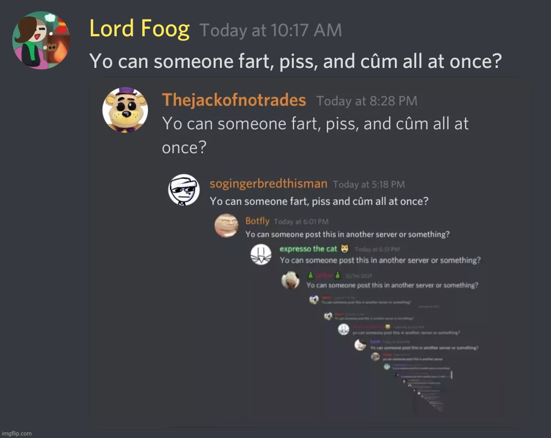 Yo can someone fart, piss, and cûm all at once? | made w/ Imgflip meme maker