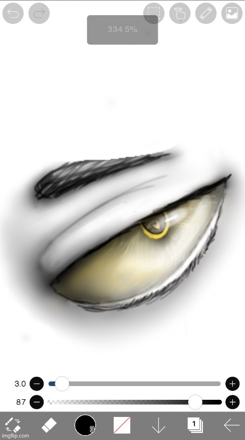 Eye :D | image tagged in eye,drawing,digital art | made w/ Imgflip meme maker