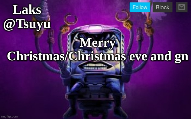 MODOK Template | Merry Christmas/Christmas eve and gn | image tagged in modok template | made w/ Imgflip meme maker