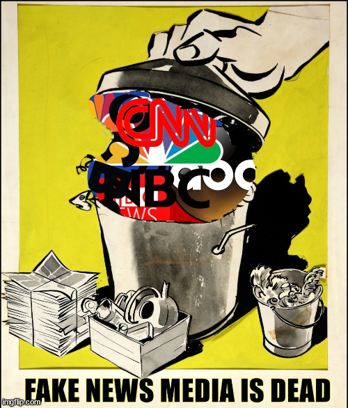Fake NEWS Media...Dead to Me! | image tagged in fake news,cnn,nbc,mediaocracy,evil | made w/ Imgflip meme maker