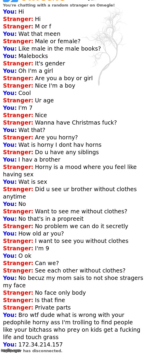 Lmao I love omegle | made w/ Imgflip meme maker