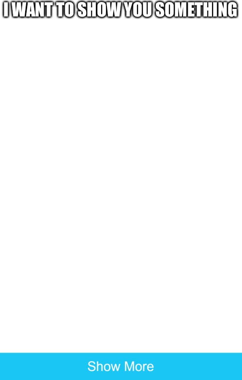 Blank White Template | I WANT TO SHOW YOU SOMETHING | image tagged in blank white template | made w/ Imgflip meme maker