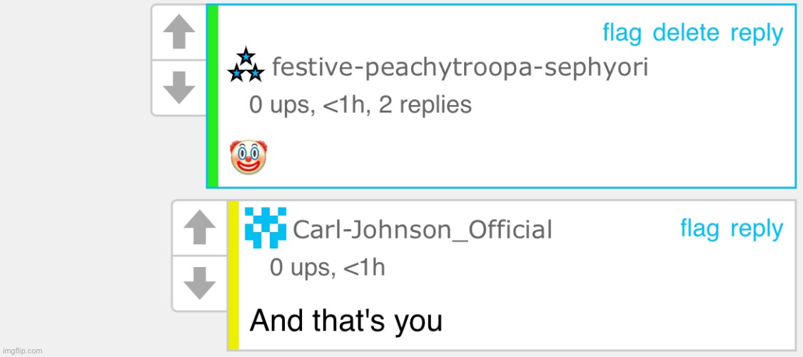Note to self, I deleted the comment so that I don’t risk a comment timer | made w/ Imgflip meme maker