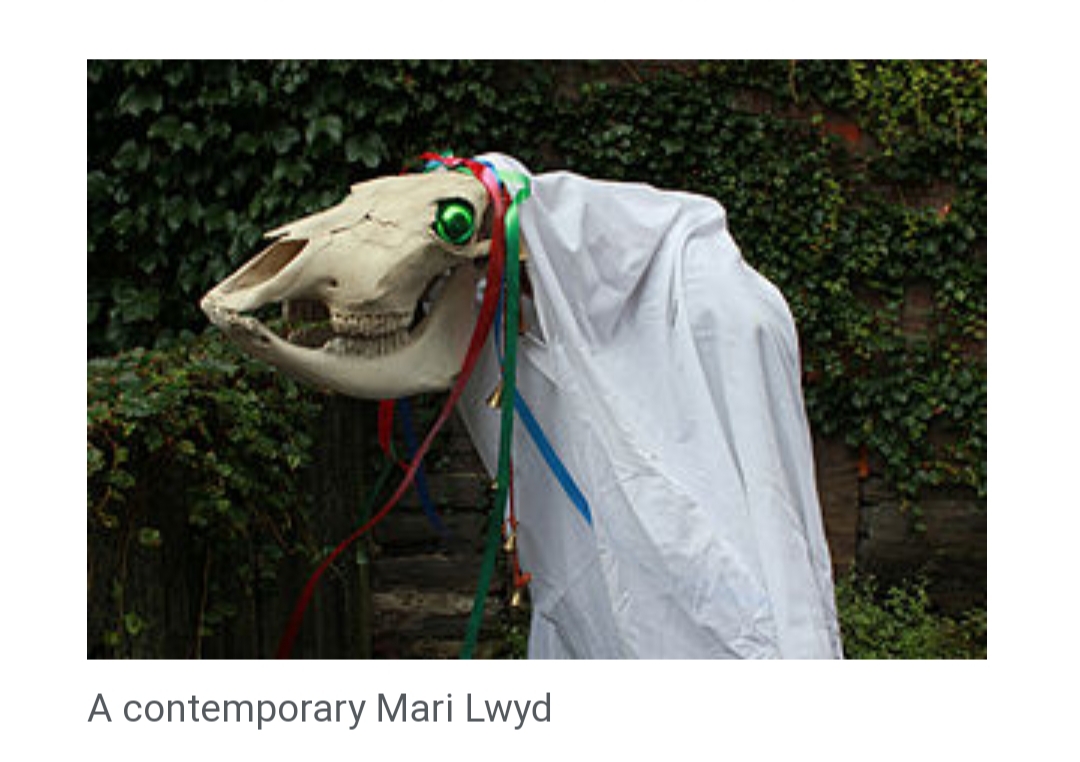 High Quality Mari Lwyd Blank Meme Template