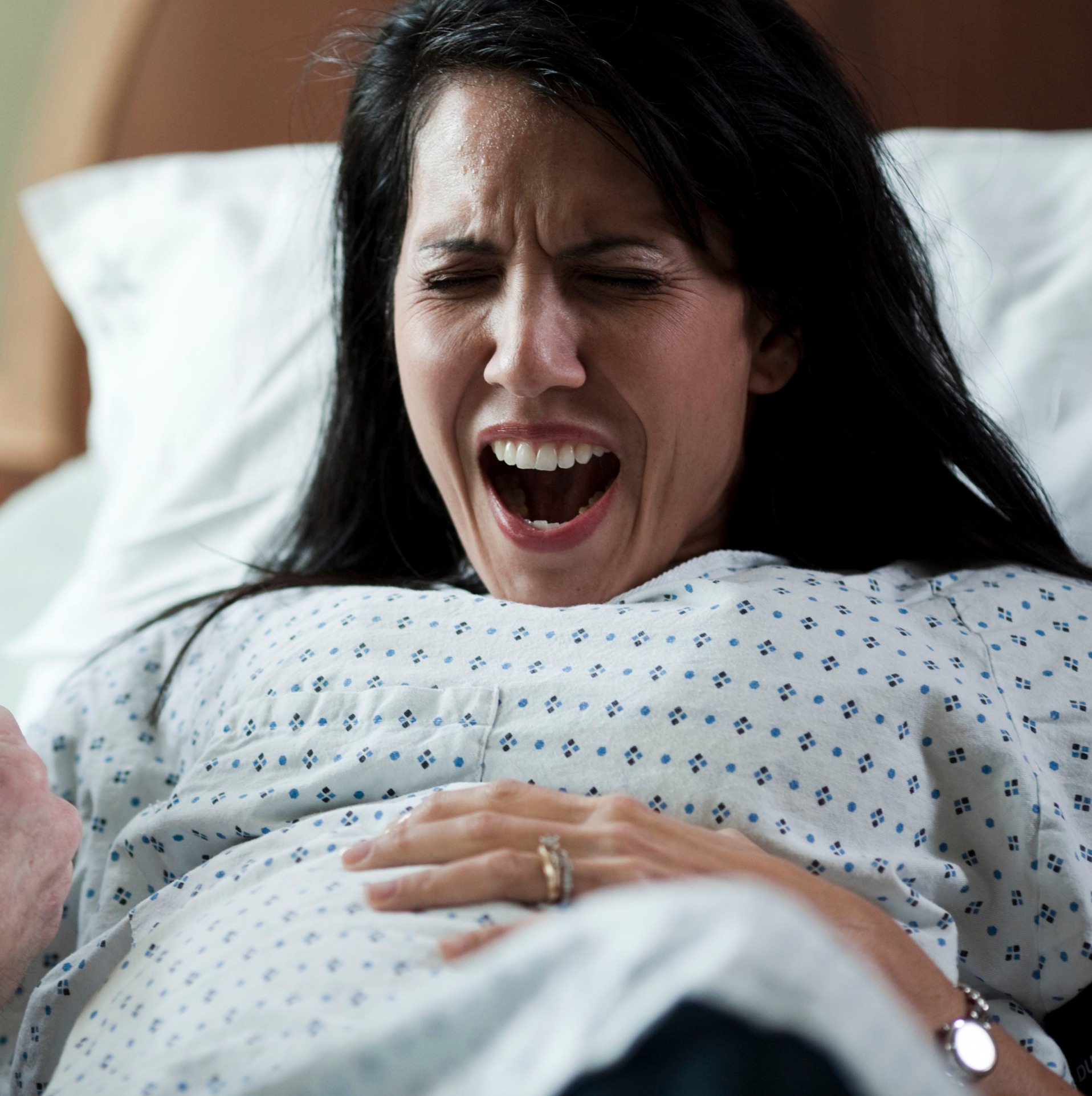 High Quality During Labor, the pain is so great (HD) Blank Meme Template