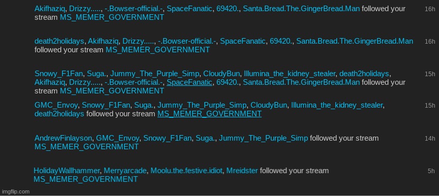 so many ppl in the msmg government wow thank you for trying to make msmg cool again | made w/ Imgflip meme maker