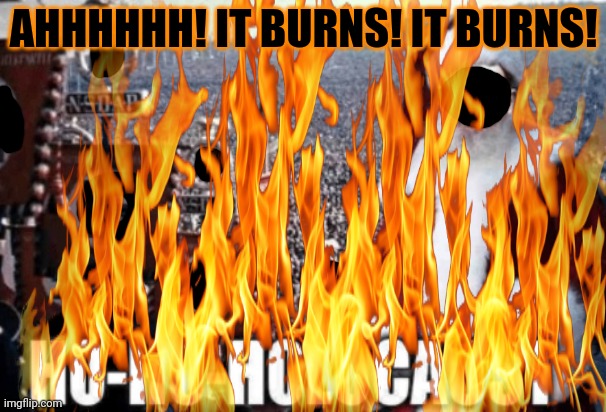 AHHHHHH! IT BURNS! IT BURNS! | made w/ Imgflip meme maker