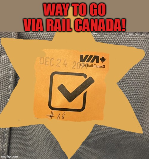 WAY TO GO VIA RAIL CANADA! | made w/ Imgflip meme maker