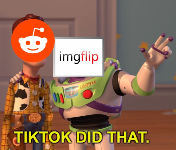 High Quality Tiktok Did that Blank Meme Template