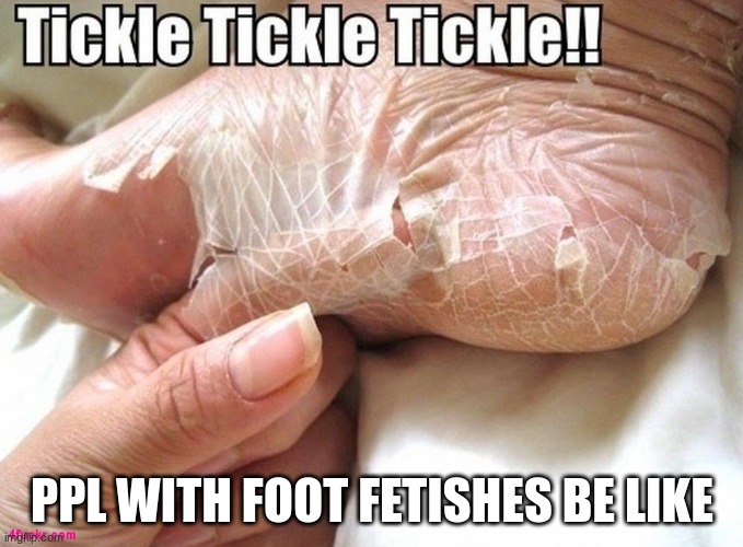 PPL WITH FOOT FETISHES BE LIKE | image tagged in foot fetish,weird stuff | made w/ Imgflip meme maker