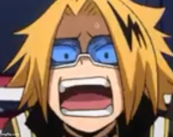 Scared Denki | image tagged in scared denki | made w/ Imgflip meme maker