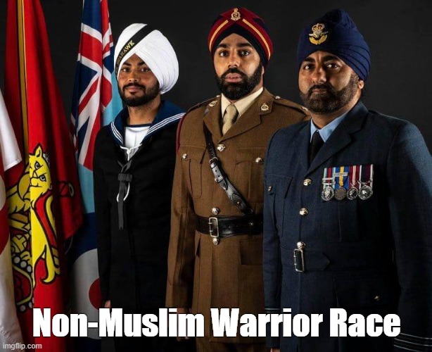 Non-Muslim Warrior Race | made w/ Imgflip meme maker