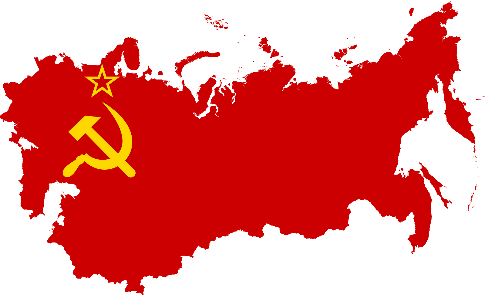 High Quality Soviet Union flag Map Blank Meme Template