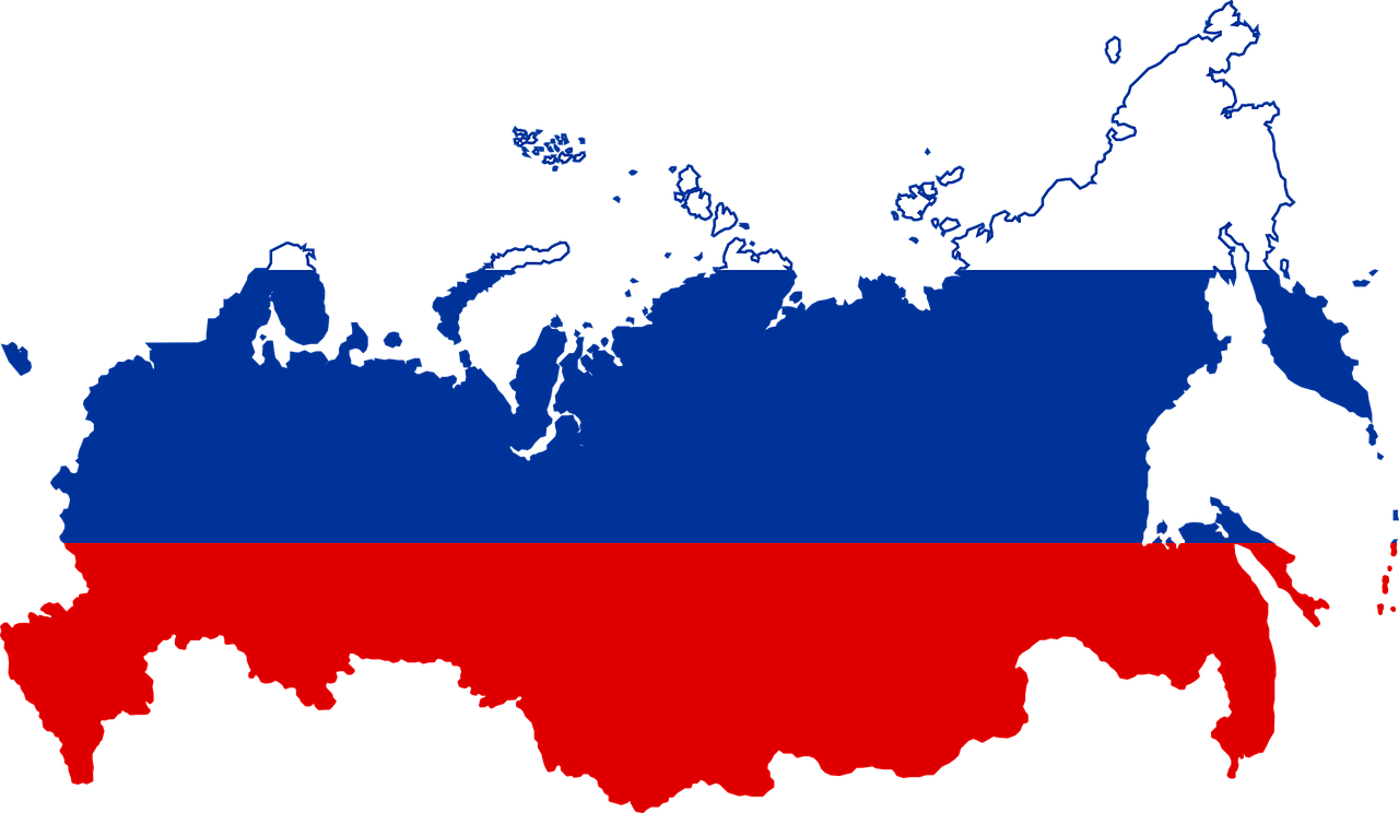 Russia Flag Map Blank Meme Template
