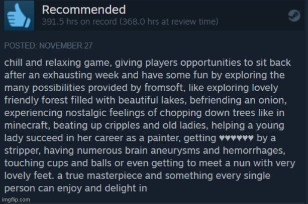 this is a review for dark souls 3- | made w/ Imgflip meme maker