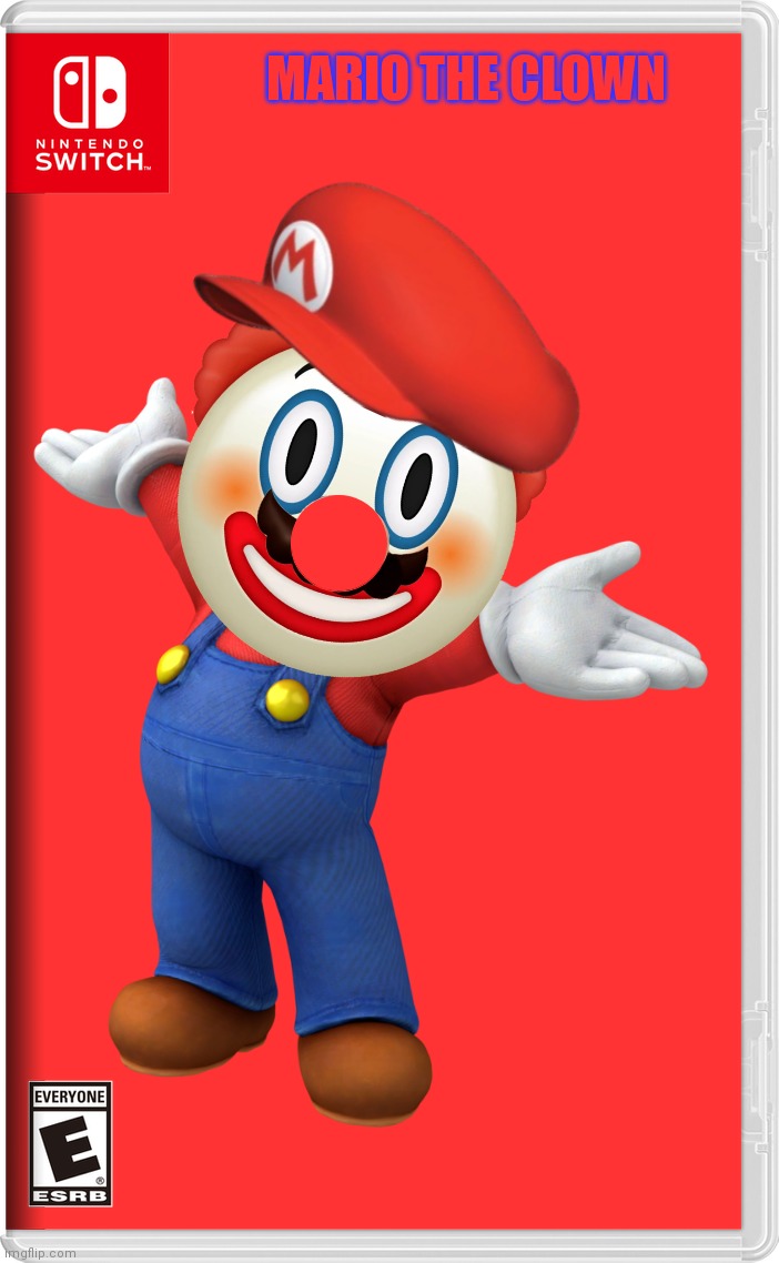 Made a game about myself | MARIO THE CLOWN; ● | image tagged in nintendo switch,mario,the,clown | made w/ Imgflip meme maker