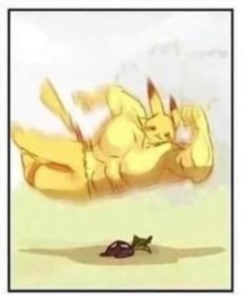Buff Pikachu body slam | image tagged in buff pikachu body slam | made w/ Imgflip meme maker