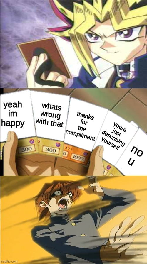 The Ultimate "ur gay" counter | image tagged in yugioh,gay | made w/ Imgflip meme maker