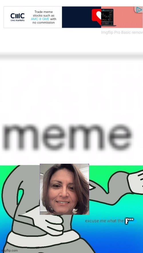 When you see an ad that has the word "meme" on it | F*** | image tagged in excuse me wtf,pop up school,meme,ads | made w/ Imgflip meme maker