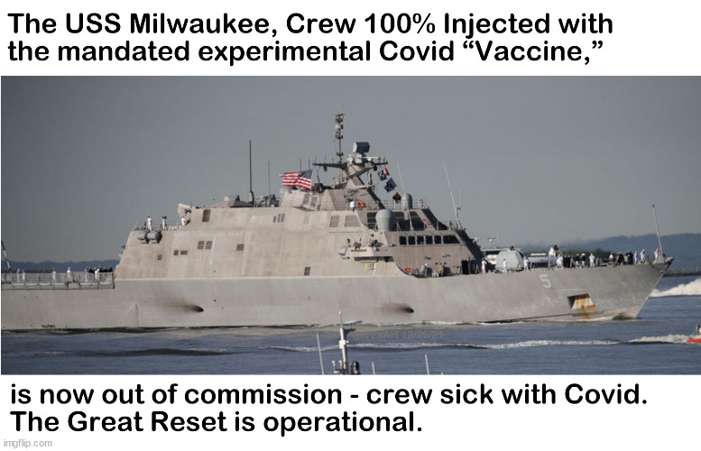 US Navy Ship Sidelined, Crew 100% Covid Vaccinated Now Sick with Covid and No Unvaxxed to Blame. Maybe not Too Effective. | image tagged in memes | made w/ Imgflip meme maker