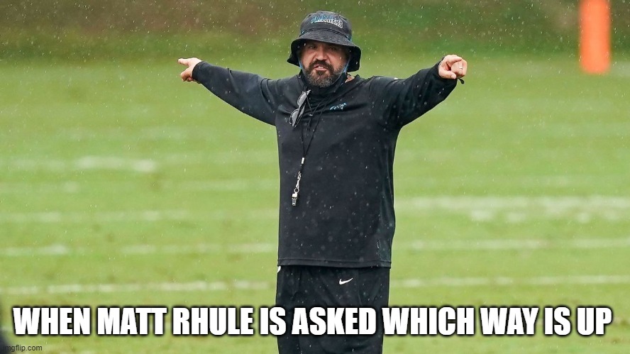 WHEN MATT RHULE IS ASKED WHICH WAY IS UP | made w/ Imgflip meme maker