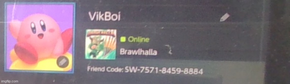 Frend code :3 | image tagged in nintendo switch | made w/ Imgflip meme maker