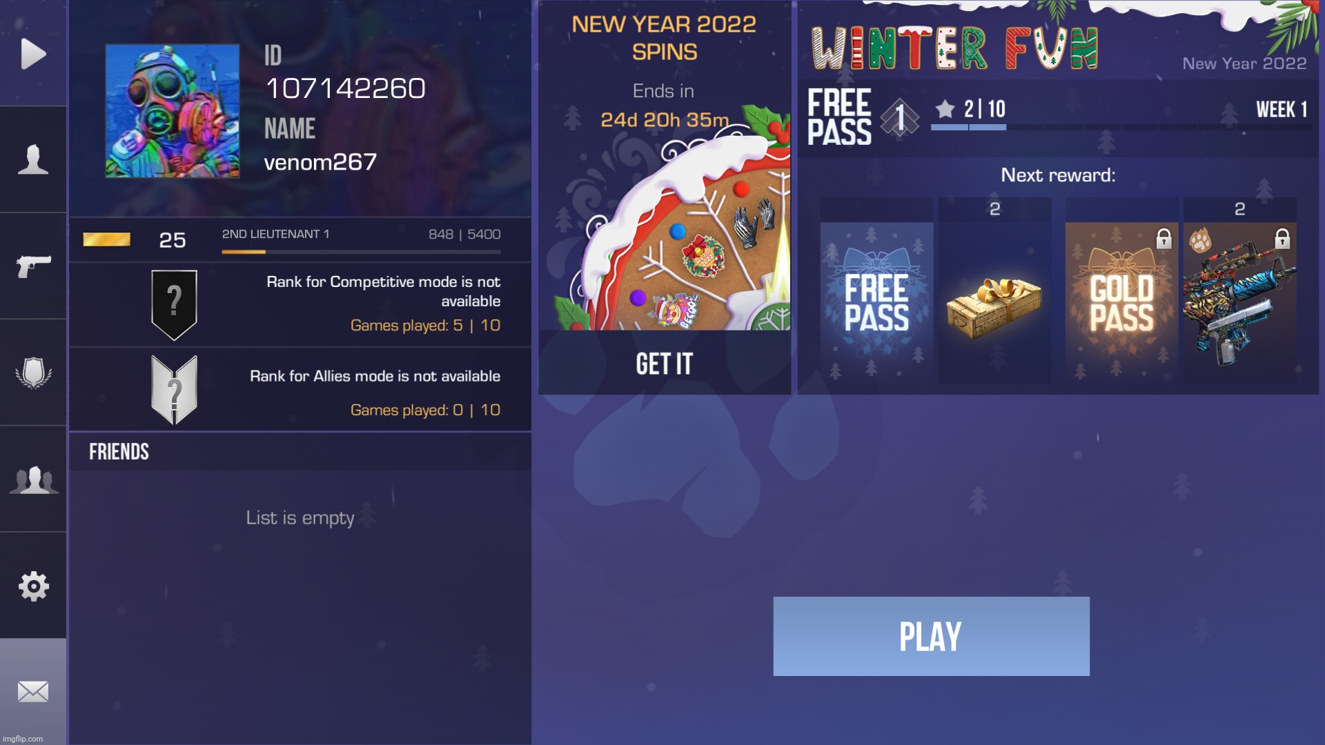 so after the Christmas update in standoff 2, everyone in my friend list disappeared. | made w/ Imgflip meme maker