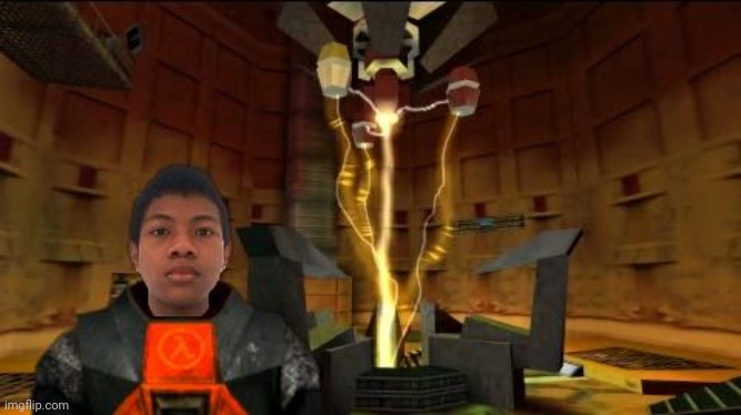 Played too much half-life and became half-life character. | image tagged in akifhaziq at the test chamber | made w/ Imgflip meme maker