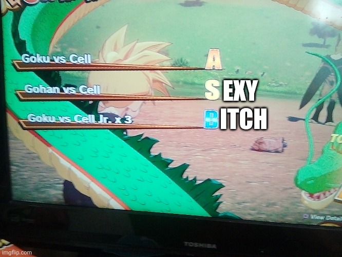 EXY; ITCH | image tagged in dbzk,meme | made w/ Imgflip meme maker