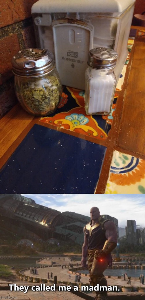 image tagged in thanos they called me a madman | made w/ Imgflip meme maker