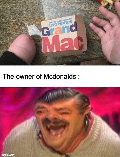 You could user your third arm... | The owner of Mcdonalds : | image tagged in memes,lol,dark humor,el risitas,disabled,funny | made w/ Imgflip meme maker