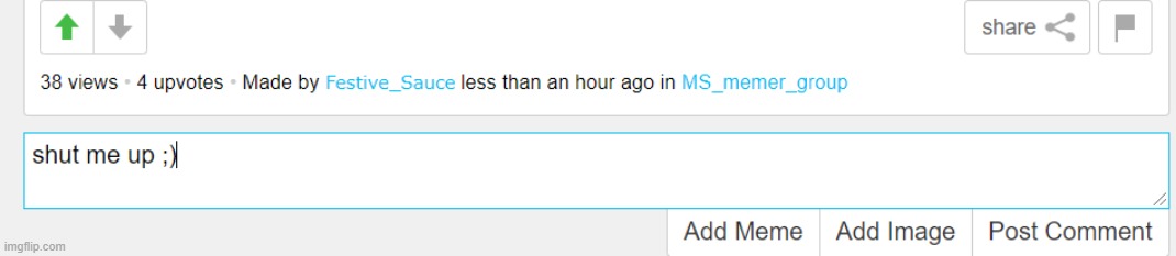 made w/ Imgflip meme maker