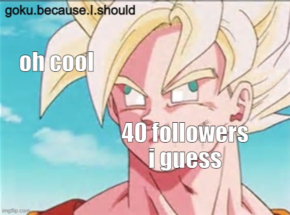 0 effort temp | oh cool; 40 followers i guess | image tagged in 0 effort temp | made w/ Imgflip meme maker