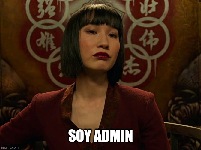 Xialing | SOY ADMIN | image tagged in shang chi,marvel,mcu,xialing,soy admin,post credits | made w/ Imgflip meme maker