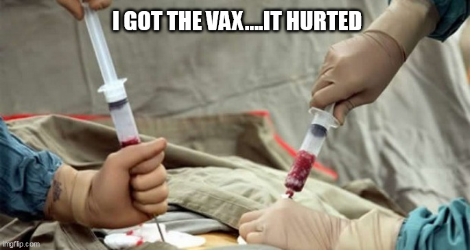 Vax |  I GOT THE VAX....IT HURTED | image tagged in vax | made w/ Imgflip meme maker