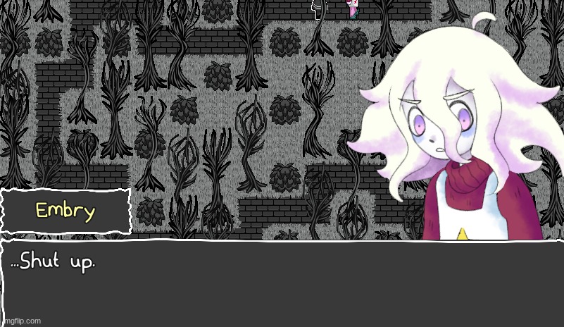 Embry shut up | image tagged in embry shut up | made w/ Imgflip meme maker