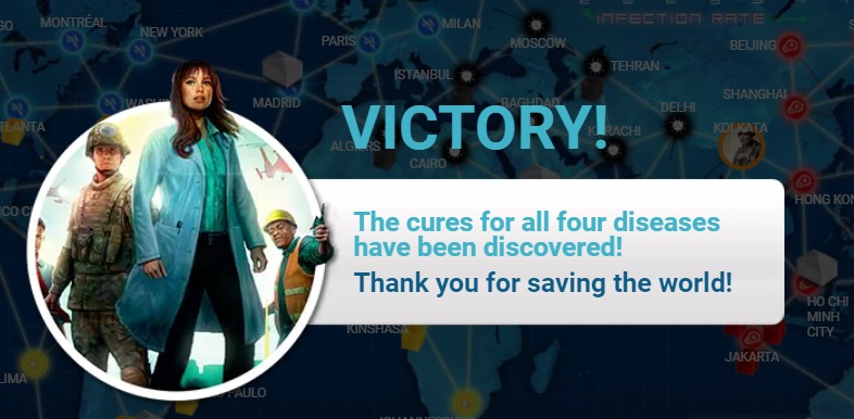 High Quality Pandemic victory Blank Meme Template