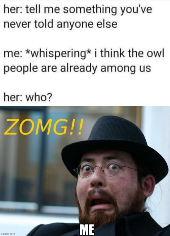 I am sure others are owl people ... | ME | image tagged in owl | made w/ Imgflip meme maker