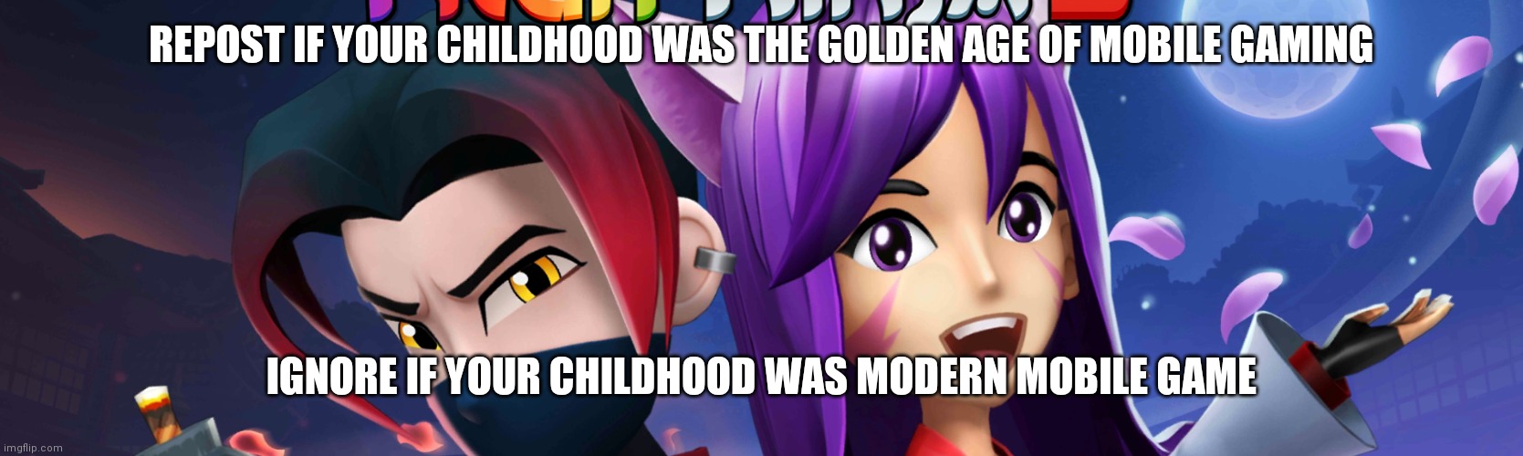 Fruit nonja | REPOST IF YOUR CHILDHOOD WAS THE GOLDEN AGE OF MOBILE GAMING; IGNORE IF YOUR CHILDHOOD WAS MODERN MOBILE GAME | image tagged in fruit ninja is my favorite anime lololol | made w/ Imgflip meme maker