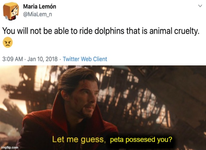 peta why | peta possesed you? | image tagged in dr strange let me guess 2,let me guess your home,minecraft,mojang,minecraft memes | made w/ Imgflip meme maker
