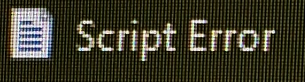 High Quality Script Error Blank Meme Template
