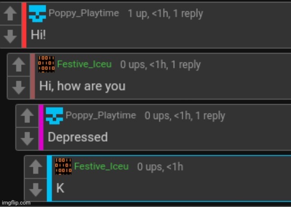 K | made w/ Imgflip meme maker