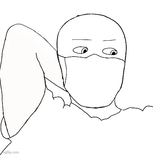 Person with a mask base | made w/ Imgflip meme maker
